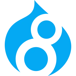 Logo von Drupal.